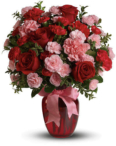 Dance with Me Bouquet with Red Roses